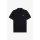 FRED PERRY Polo T-Shirt black/ oatmeal