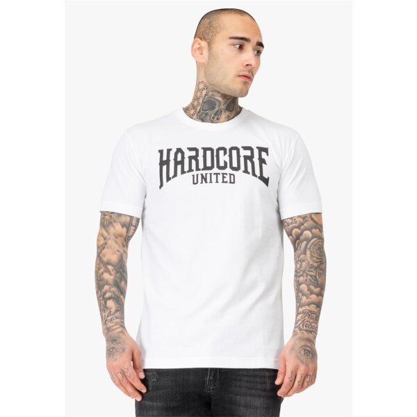 HARDCORE UNITED T- Shirt Classic United white/ black