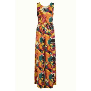 KING LOUIE Frida Jumpsuit Aurelio shell orange