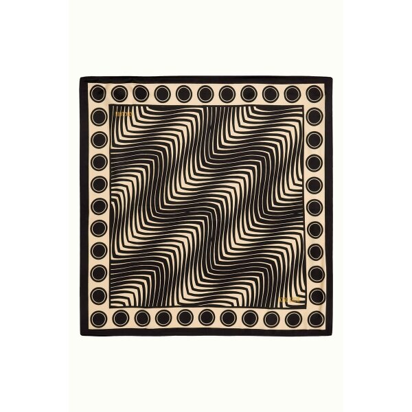 KING LOUIE Scarf Satin Cleo black