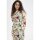 FRED PERRY AMY WINEHOUSE Floral Print Mesh Dress silky peach