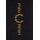 FRED PERRY Branded Beach Towel black / dark caramel