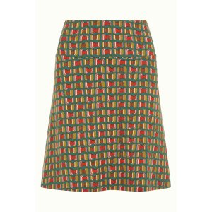 KING LOUIE Border Skirt Rondine ponderosa green