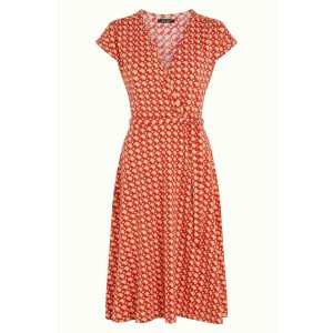 KING LOUIE Abigail Dress Rowe fiery red