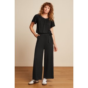 KING LOUIE Talia Jumpsuit Ecovero Classic black