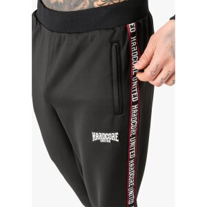 HARDCORE UNITED Tracksuit Raver black/white/red