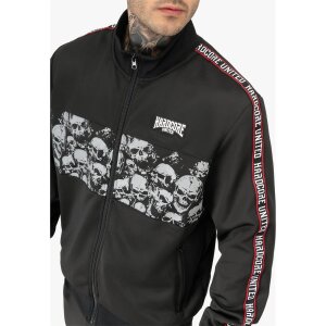HARDCORE UNITED Tracksuit Raver black/white/red