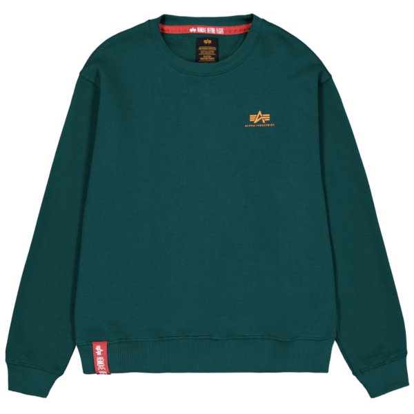 ALPHA INDUSTRIES Basic Sweater Small Logo force green