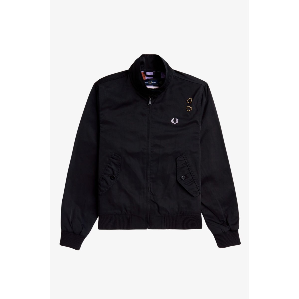 FRED PERRY AMY WINEHOUSE Satinjacke mit Reißverschluss black, 169,90 €