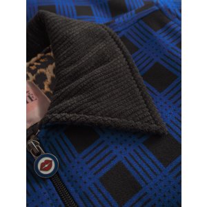 MADEMOISELLE YéYé Rebel Riffmaster Jacket checker blue