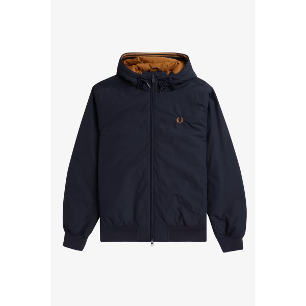 FRED PERRY Hooded Brentham Jacket navy