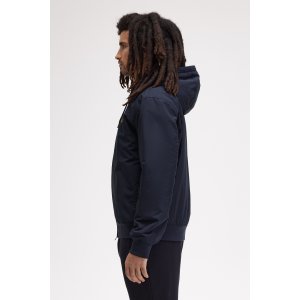 FRED PERRY Hooded Brentham Jacket navy