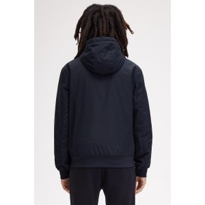 FRED PERRY Hooded Brentham Jacket navy