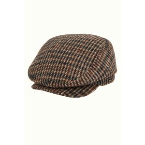 KING LOUIE Check Cap Peacky avar green