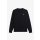 FRED PERRY Long Sleeve Crew Neck T-Shirt black