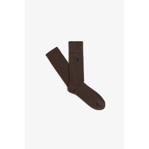 FRED PERRY Classic Laurel Wreath Socken burnt tobacco