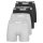 Lonsdale East Challow Boxershorts 4er- Pack black/ marl grey