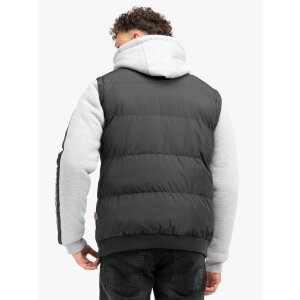 LONSDALE Dowpot Jacket black/ marl grey/ white