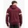 LONSDALE Darfield Mens Hooded Zipsweat jacket oxblood/ yellow/ white