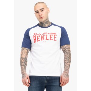 BENLEE Everet T- Shirt white/navy/red