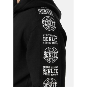 BENLEE Kempton Hooded Zipsweat Jacket  black/ white