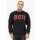 BENLEE Rinston Crewneck Sweatshirt black/ red