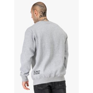 BENLEE Rinston Crewneck Sweatshirt marl grey/ black