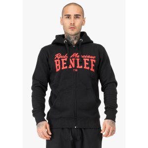 BENLEE Vitalino Hooded Zipsweat Jacket black/ red