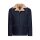 KING KEROSIN Winter Jacket With Teddy Lining dark blue wash