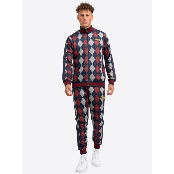 LONSDALE Trainingsanzug Enfield red/ dark navy/ ecru