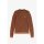 FRED PERRY AMY WINEHOUSE Ribbed Mock Neck Top marmalade