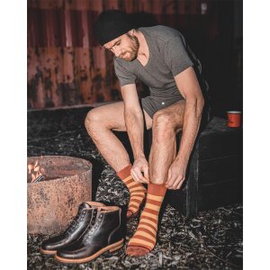 PIKE BROTHERS 1963 Utility Socks Walt (extra thick) orange
