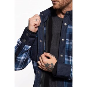 KING KEROSIN Funktionshemd Chopper´ Till Death blue & white