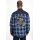 KING KEROSIN Funktionshemd Chopper´ Till Death blue & white