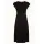 KING LOUIE Lot Midi Dress Viscose Classic black