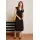 KING LOUIE Lot Midi Dress Viscose Classic black