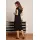 KING LOUIE Lot Midi Dress Viscose Classic black