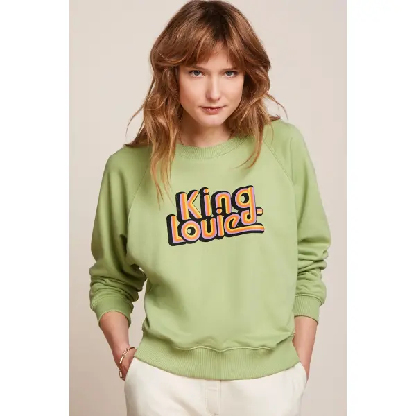 KING LOUIE セーター KING LOUIE Febe Sweater Peachy margarite green, 49,99 €