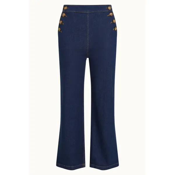 KING LOUIE Pietra Pants Onyx Denim deep blue