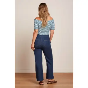 KING LOUIE Pietra Pants Onyx Denim deep blue
