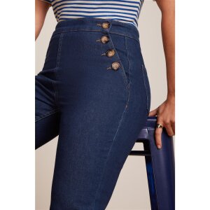 KING LOUIE Pietra Pants Onyx Denim deep blue