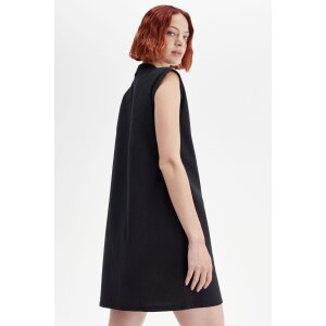 FRED PERRY AMY WINEHOUSE Hemdkleid mit offenem Kragen black