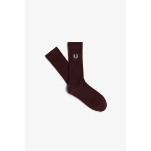 FRED PERRY Clubhouse Socken oxblood