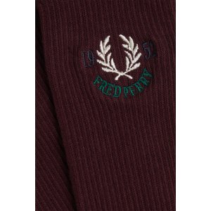 FRED PERRY Clubhouse Socken oxblood