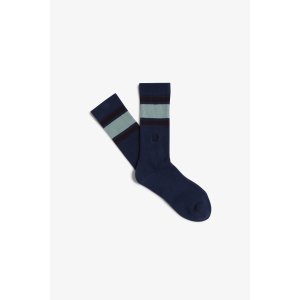 FRED PERRY Tennissocken mit Streifen tennis blue