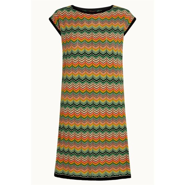 KING LOUIE Delfina Dress Penny Zigzag black, 59,99