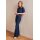 KING LOUIE Flare Jumpsuit Onyx Denim deep blue