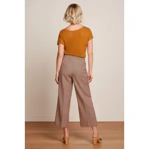 KING LOUIE Federica Pants Monae Check umbre