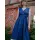 MADEMOISELLE YéYé Jeans Kleid Mit Falten Bio-Baumwolle indigo blue