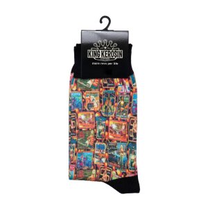 KING KEROSIN Socken Seventies black